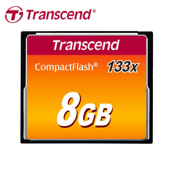 創見 Transcend CF卡 133X Compact Flash 記憶卡 MLC顆粒 8GB