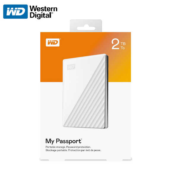 威騰 WD My Passport 2TB 2.5吋 行動硬碟 黑/白/藍/紅 外接式HDD