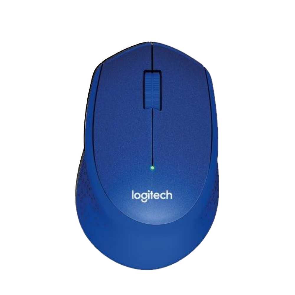 Logitech 羅技 M331 SILENT PLUS 無線靜音滑鼠 黑/藍/紅色