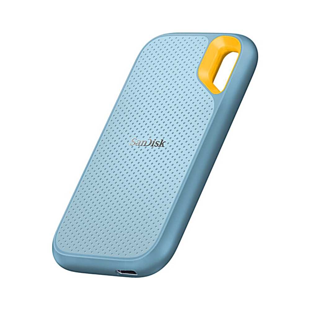 SanDisk Extreme V2 2TB 行動固態硬碟 Type-C SSD外接硬碟 天藍色