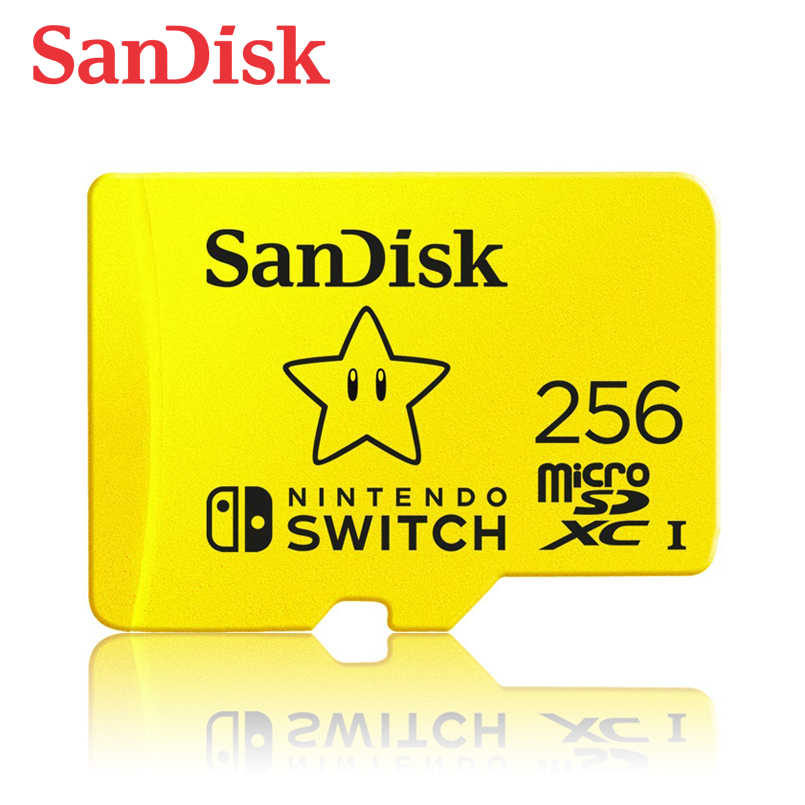 SanDisk 256G microSD Switch專用記憶卡 100MB/s 瑪利歐 無敵星