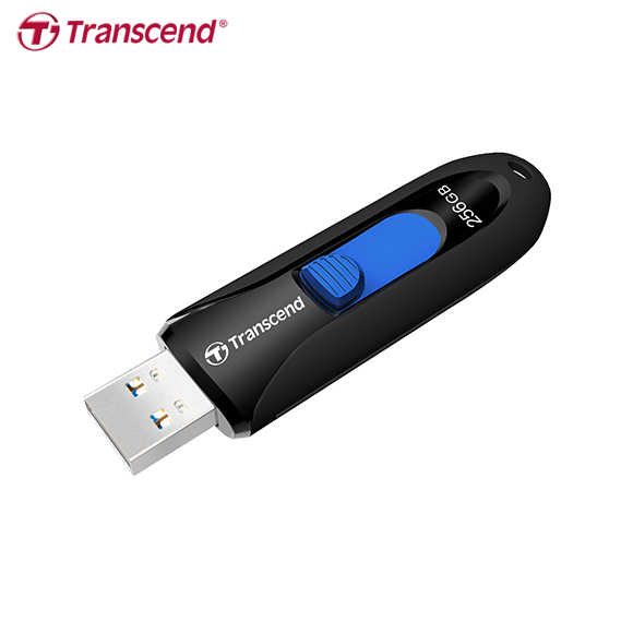 Transcend 創見 JetFlash 790  256G USB3.1 隨身碟 伸縮接頭 黑色 JF790 公司貨