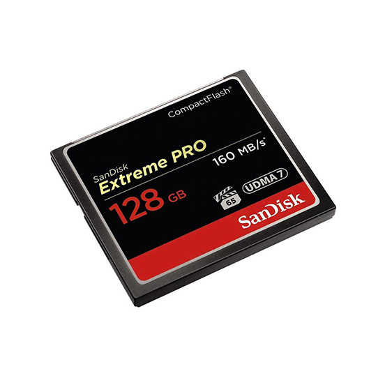 SANDISK 128G Extreme Pro CF 160M 記憶卡 專業攝影師和錄影師 高速記憶卡