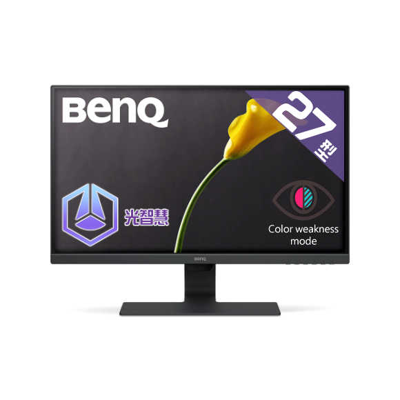 [保固公司貨] BenQ 27吋 IPS LED廣視角 高對比 光智慧護眼螢幕 電腦螢幕