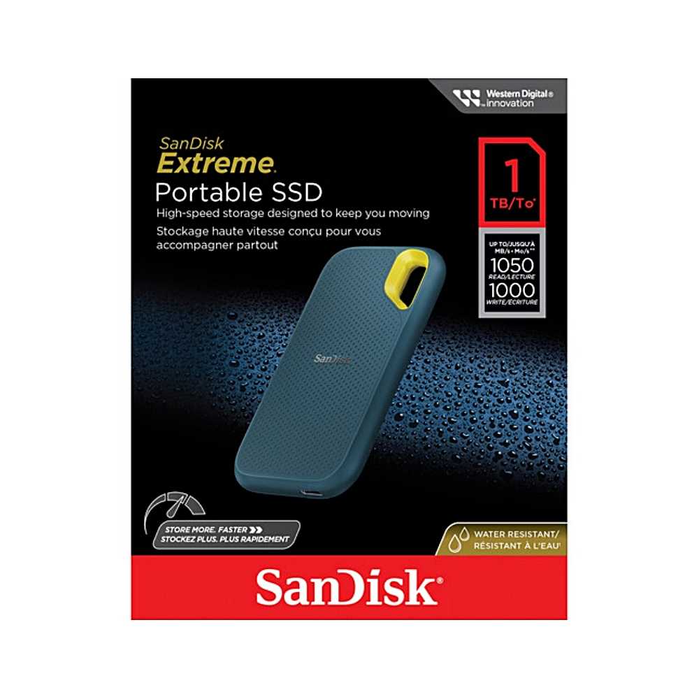 SanDisk Extreme V2 1TB 行動固態硬碟 Type-C SSD外接硬碟 夜幕綠