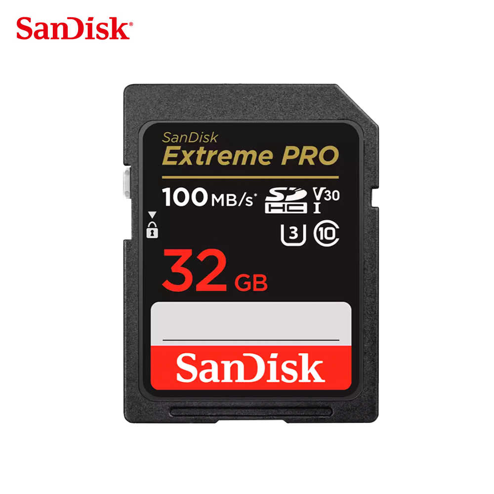 新款 SANDISK Extreme PRO SD 32G V30 UHS-I U3 高速記憶卡 100MB/s