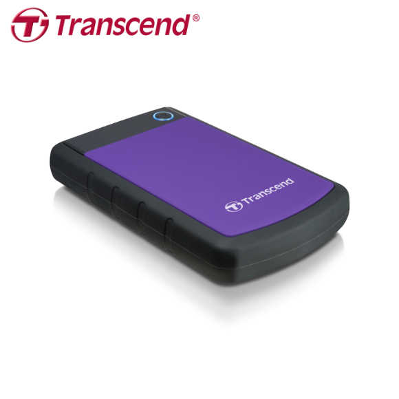 創見 2TB StoreJet 25H3 USB3.0 2.5吋 抗震防摔 行動硬碟 紫色