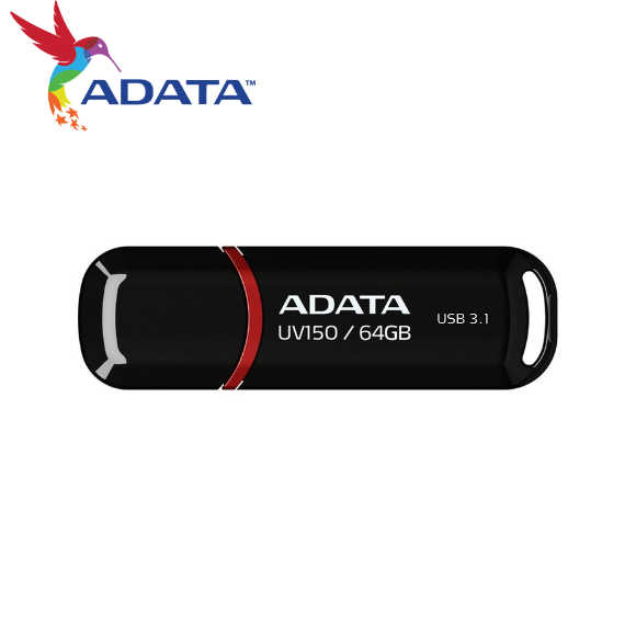 ADATA 威剛 UV150 64GB USB3.1 黑色 高速隨身碟