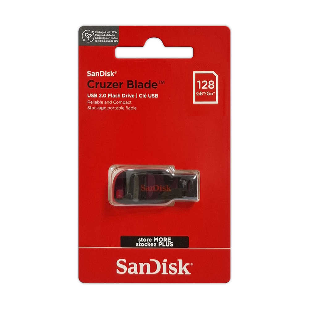 SanDisk CZ50 128G Cruzer Blade USB 2.0 隨身碟 含稅 公司貨