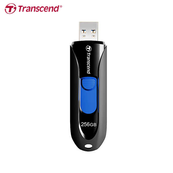 Transcend 創見 JetFlash 790  256G USB3.1 隨身碟 伸縮接頭 黑色 JF790 公司貨