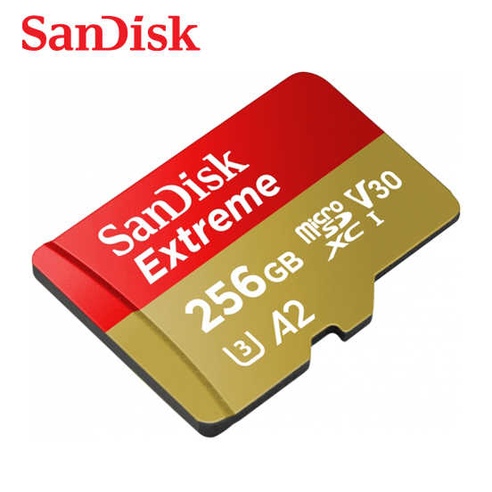 SanDisk Extreme A2 256G UHS-I U3 V30 microSDXC 記憶卡 Gopro安卓 適用