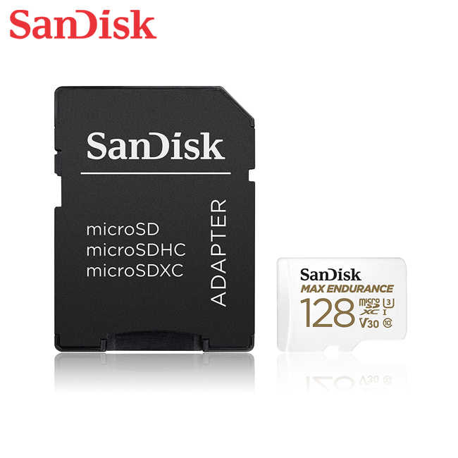 SanDisk MAX ENDURANCE 極致耐寫 MicroSD 128G 長時錄影專用