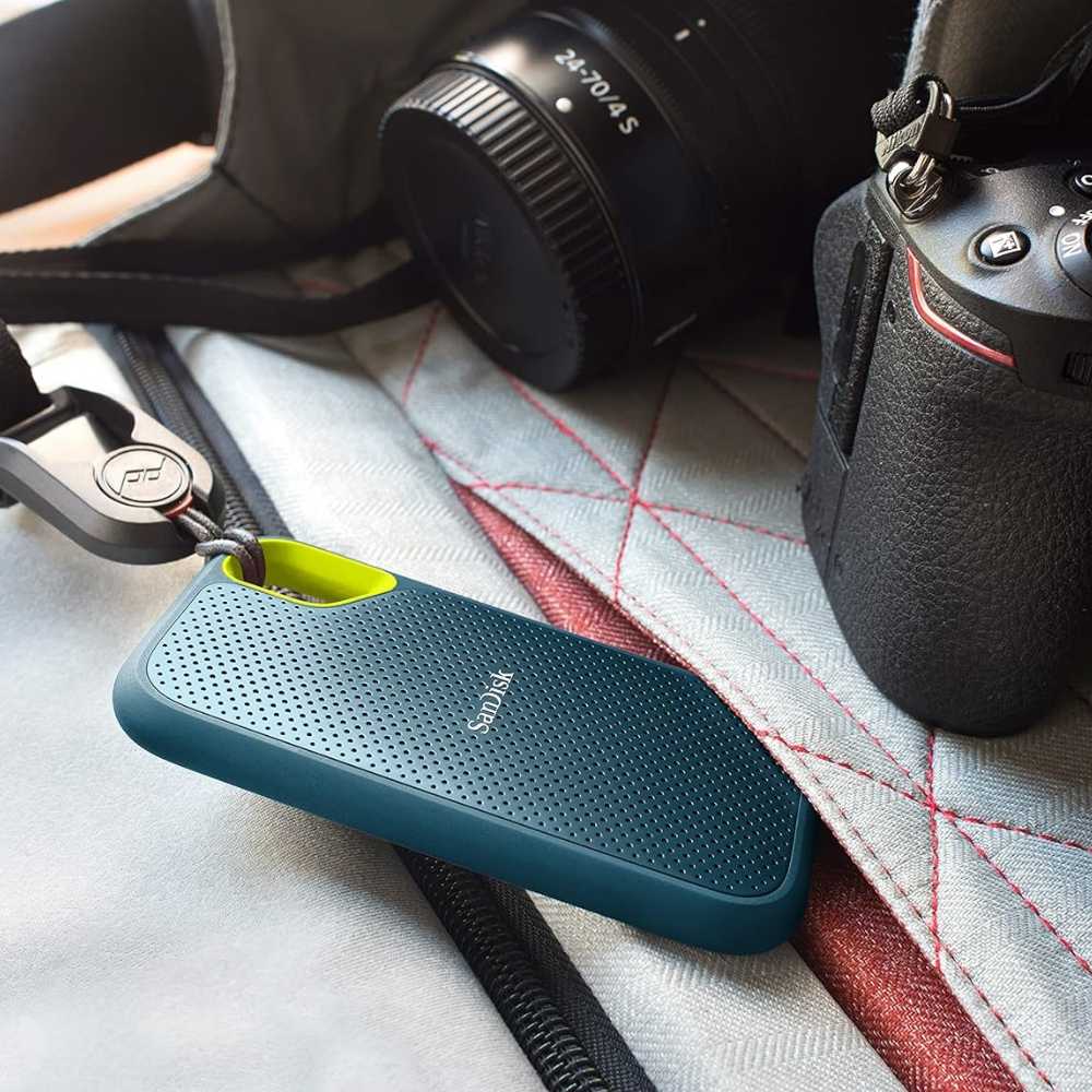 SanDisk Extreme V2 2TB 行動固態硬碟 Type-C SSD外接硬碟 夜幕綠