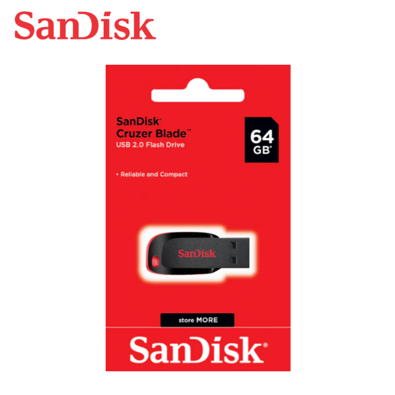 SanDisk 64G Cruzer Blade CZ50 USB 2.0 隨身碟 保固公司貨
