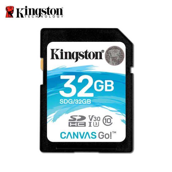 金士頓 32G Kingston Canvas GO! SDHC UHS-I U3 V30  記憶卡