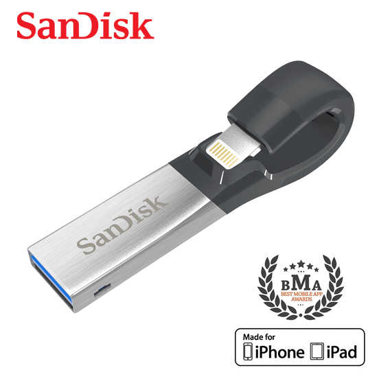 SANDISK 64G iXpand 儲存裝置 隨身碟 iPhone / iPad 適用