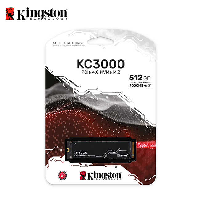 金士頓 Kingston KC3000 512GB PCIe 4.0 NVMe M.2 SSD 固態硬碟