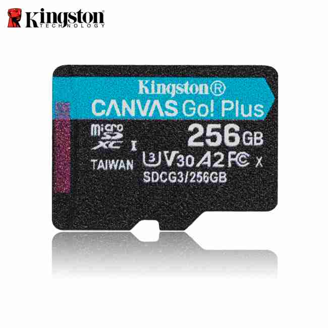 【新品上市】金士頓 Kingston Canvas Go! PLUS microSD 高速記憶卡 256G
