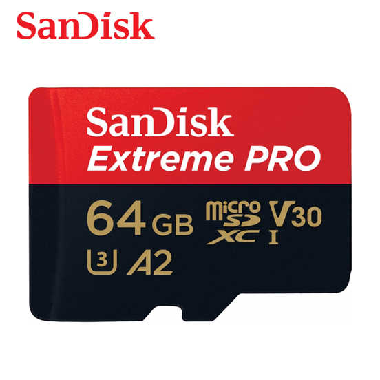 SanDisk Extreme PRO 64G microSD 高速記憶卡 A2 V30 U3 200MB 支援4K