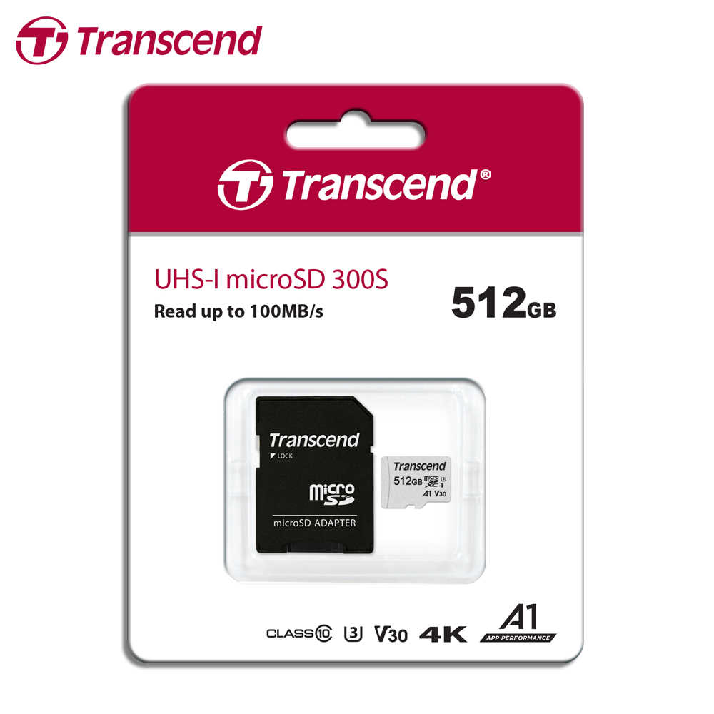 Transcend 創見 300S microSDXC C10 UHS-I 512GB 記憶卡