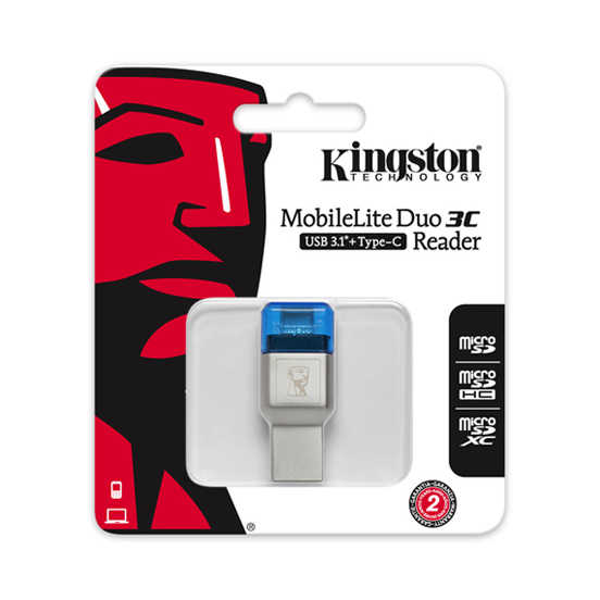 金士頓 Kingston MobileLite Duo 3C Type-C 讀卡機 台灣公司貨