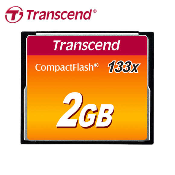 創見 Transcend CF卡 133X Compact Flash 記憶卡 MLC顆粒 2GB