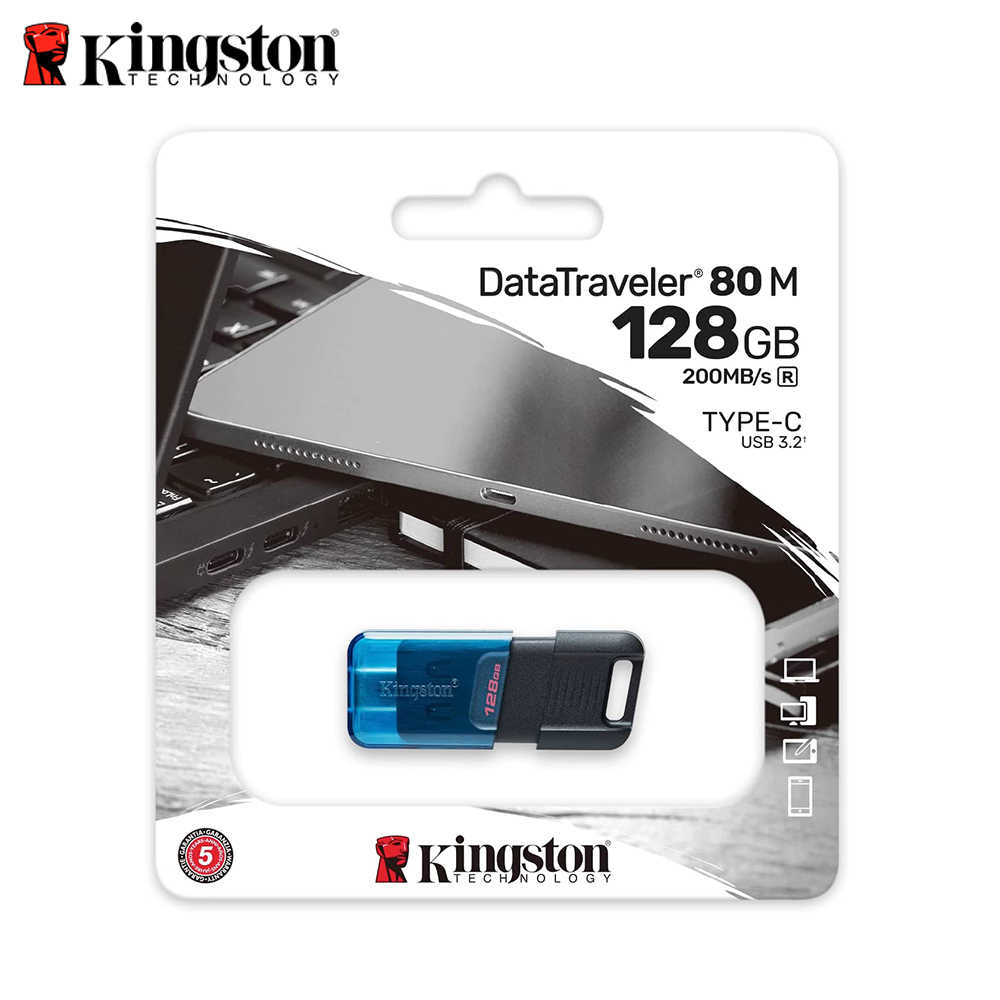 金士頓 公司貨 DataTraveler 80 M USB-C USB 3.2 高速 隨身碟 128G Type-C