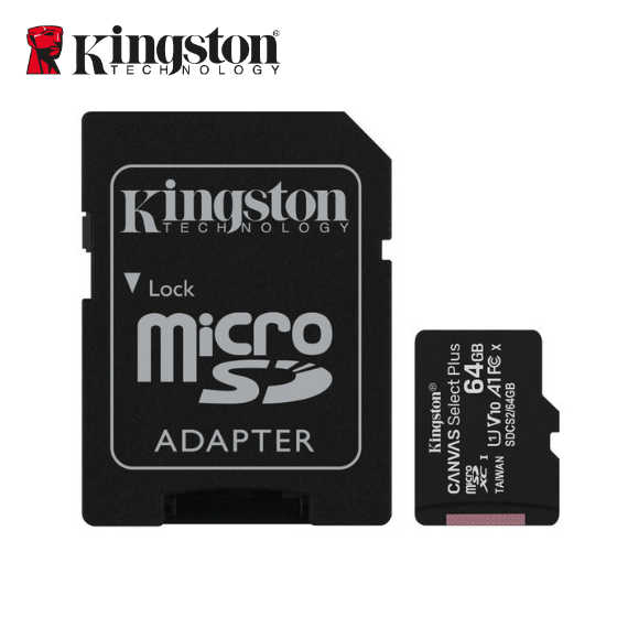 【公司貨】金士頓 Canvas Select Plus microSDXC 64GB 記憶卡