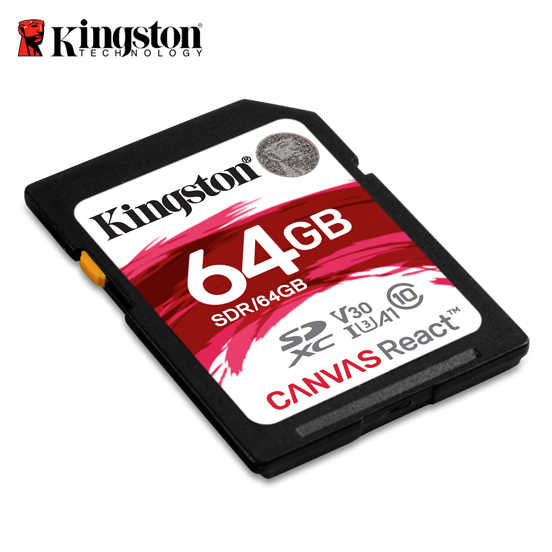 金士頓 64GB Kingston Canvas React 記憶卡 保固 SDXC UHS-I A1 U3