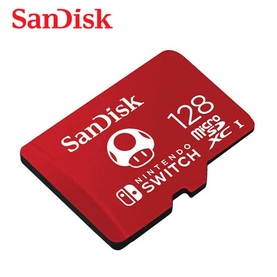 SanDisk 128G microSD Switch專用記憶卡 100MB/s 瑪利歐