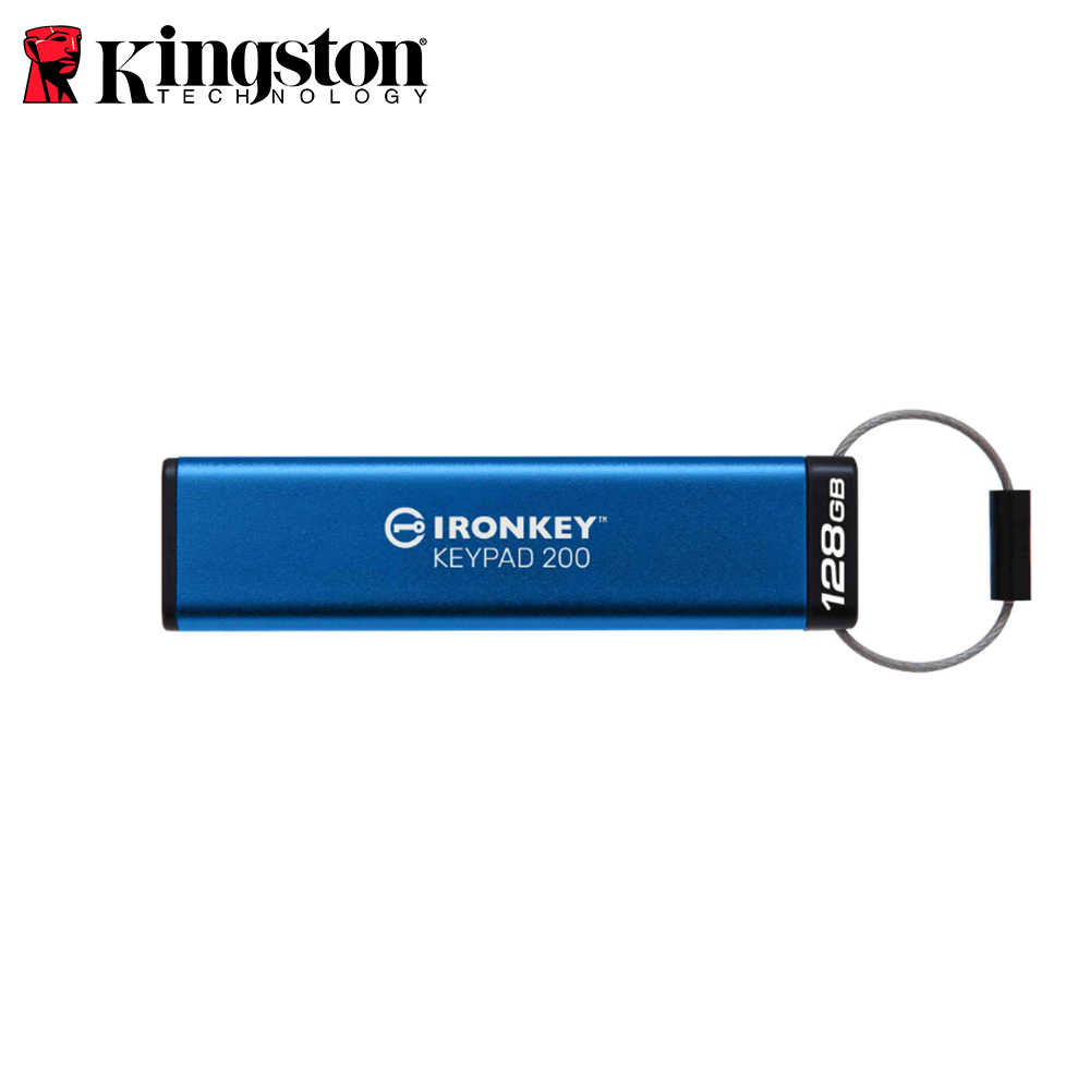 Kingston 金士頓 IronKey Keypad 200 數字鍵盤 密碼加密隨身碟 公司貨 USB3.2 128G