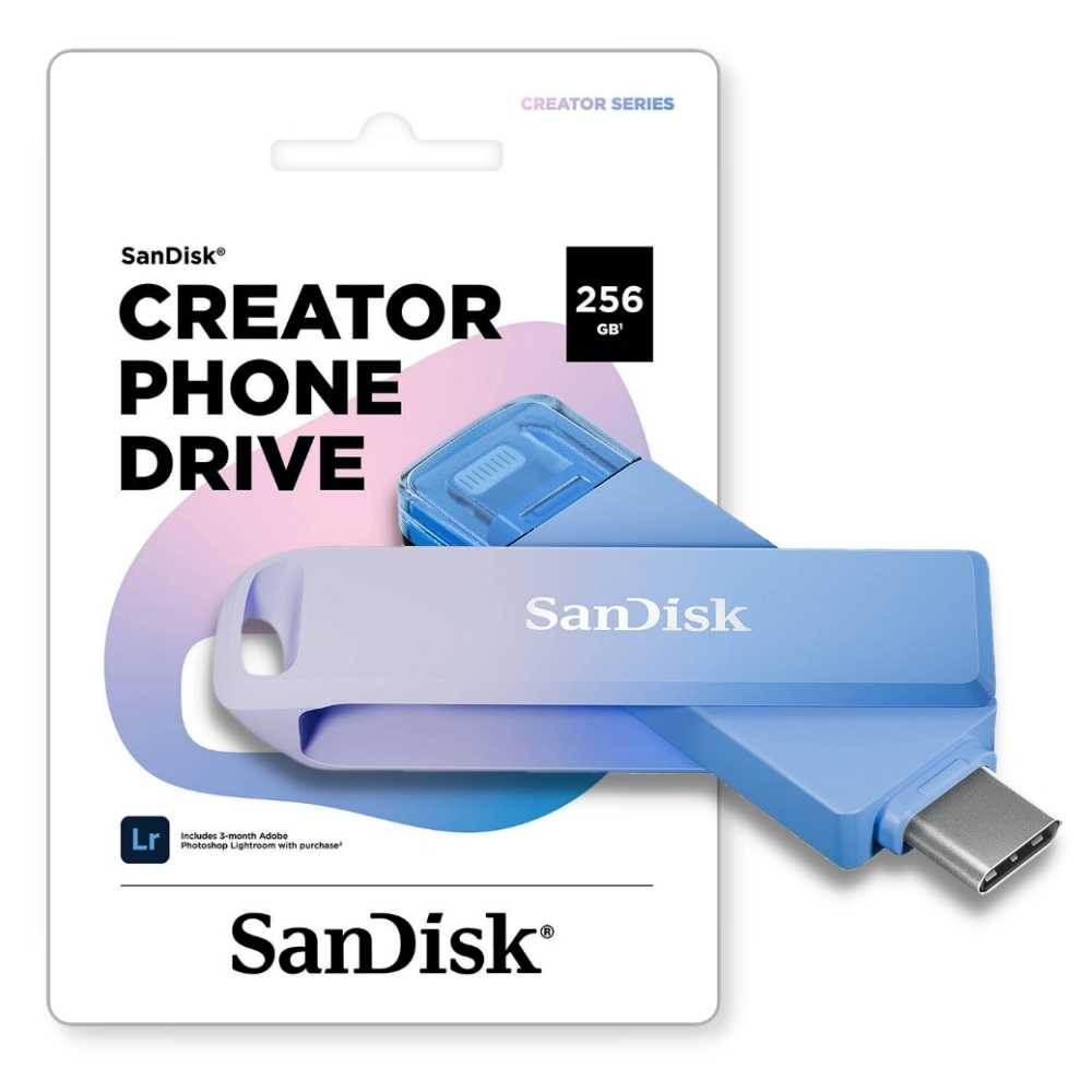 SanDisk Creator Phone Drive 256G 蘋果 安卓 Type-C OTG 旋轉 隨身碟