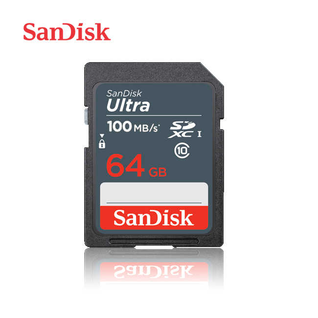 SANDISK Ultra 64G SD Class10 UHS-I 讀取/寫入速度高達 100MB/s 記憶卡