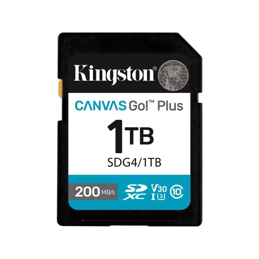 Kingston【1TB】SDG4 Canvas Go!Plus SDXC 相機記憶卡 U3 V30 200MB/s