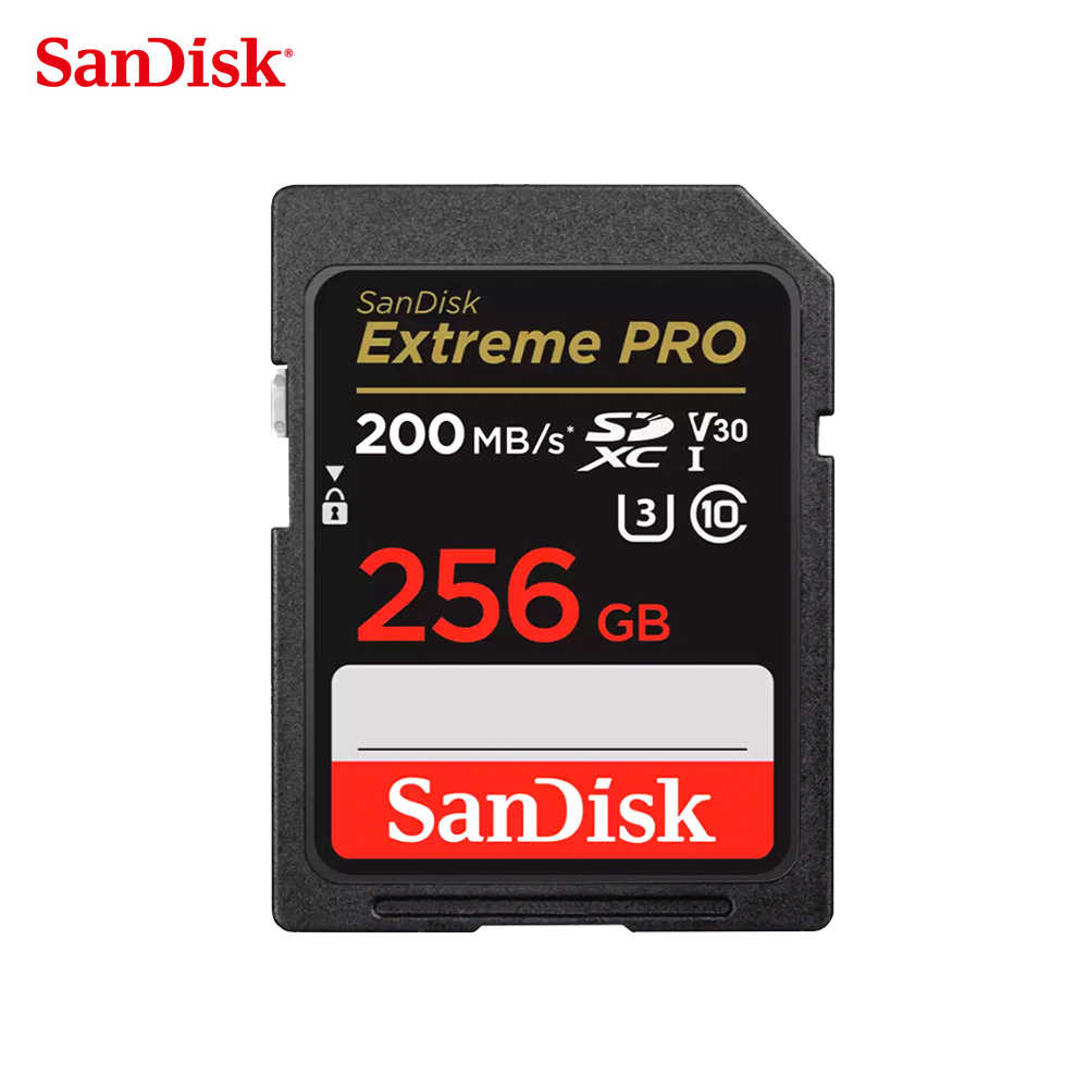 SANDISK 256G V30 Extreme PRO SDXC UHS-I U3 200MB專業攝影錄影師高速記憶卡