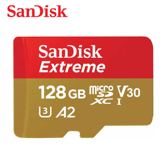 SanDisk Extreme A2 128G UHS-I U3 V30 microSDXC 記憶卡 Gopro安卓 適用