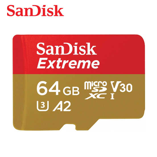 SanDisk Extreme A2 64G UHS-I U3 V30 microSDXC 記憶卡 Gopro安卓 適用