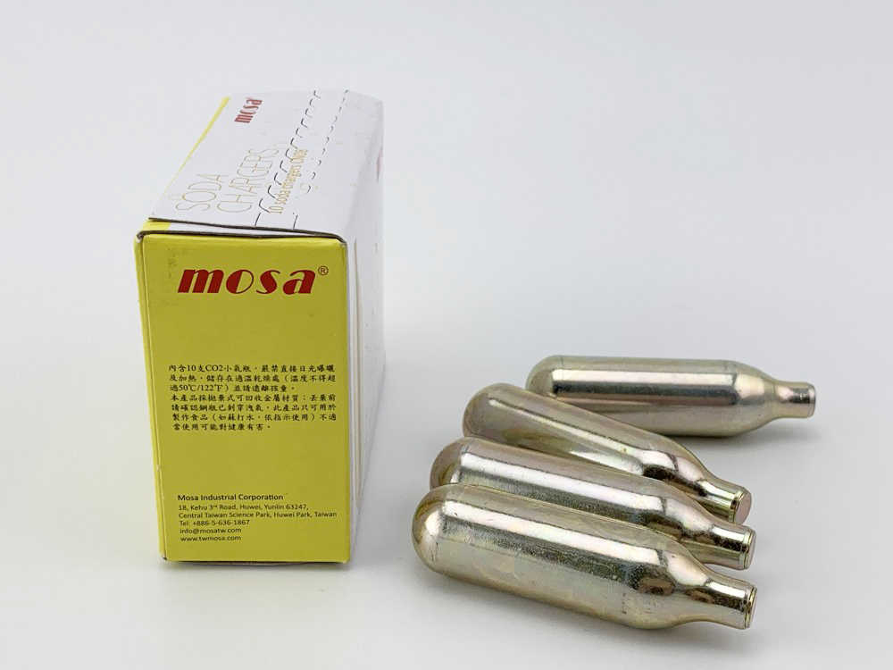 MOSA台灣製8克氣彈鋼瓶一盒10支