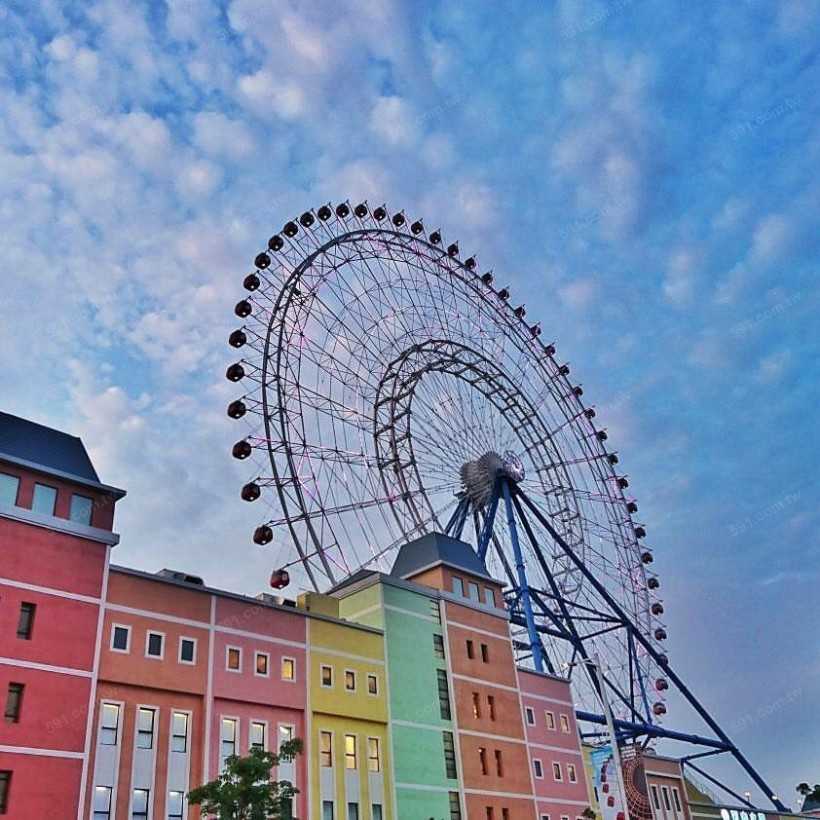 台中  麗寶樂園  天空之夢  摩天輪  搭乘券，高雄可面交