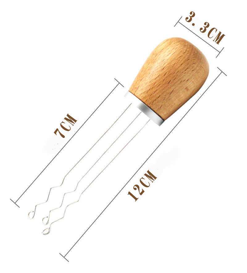 咖啡布粉針針式布粉器散粉器打散結塊波浪款