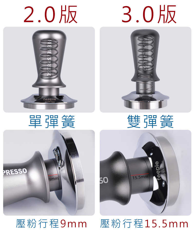 feepie 咖啡定力壓粉器 30磅 填壓器 3.0旗艦版