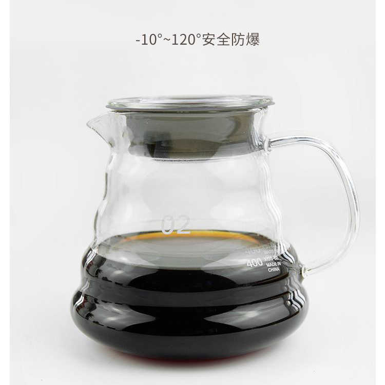 中款360ML賣場《現貨》加厚耐熱 雲朵壺 咖啡壺 耐熱玻璃壺 手沖壺 咖啡分享壺 無鉛無異味 玻璃量杯