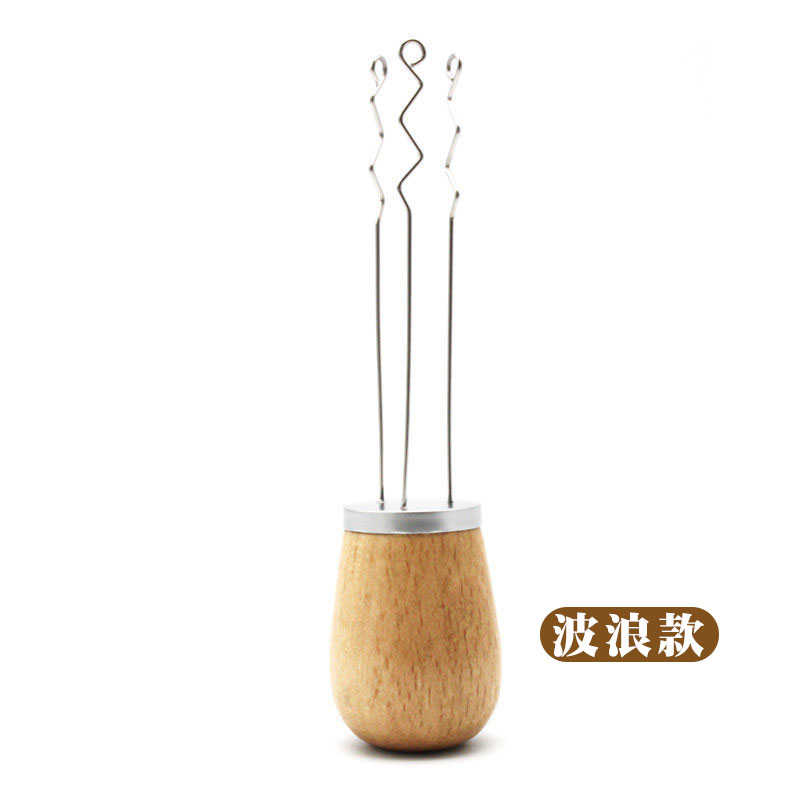 咖啡布粉針針式布粉器散粉器打散結塊波浪款