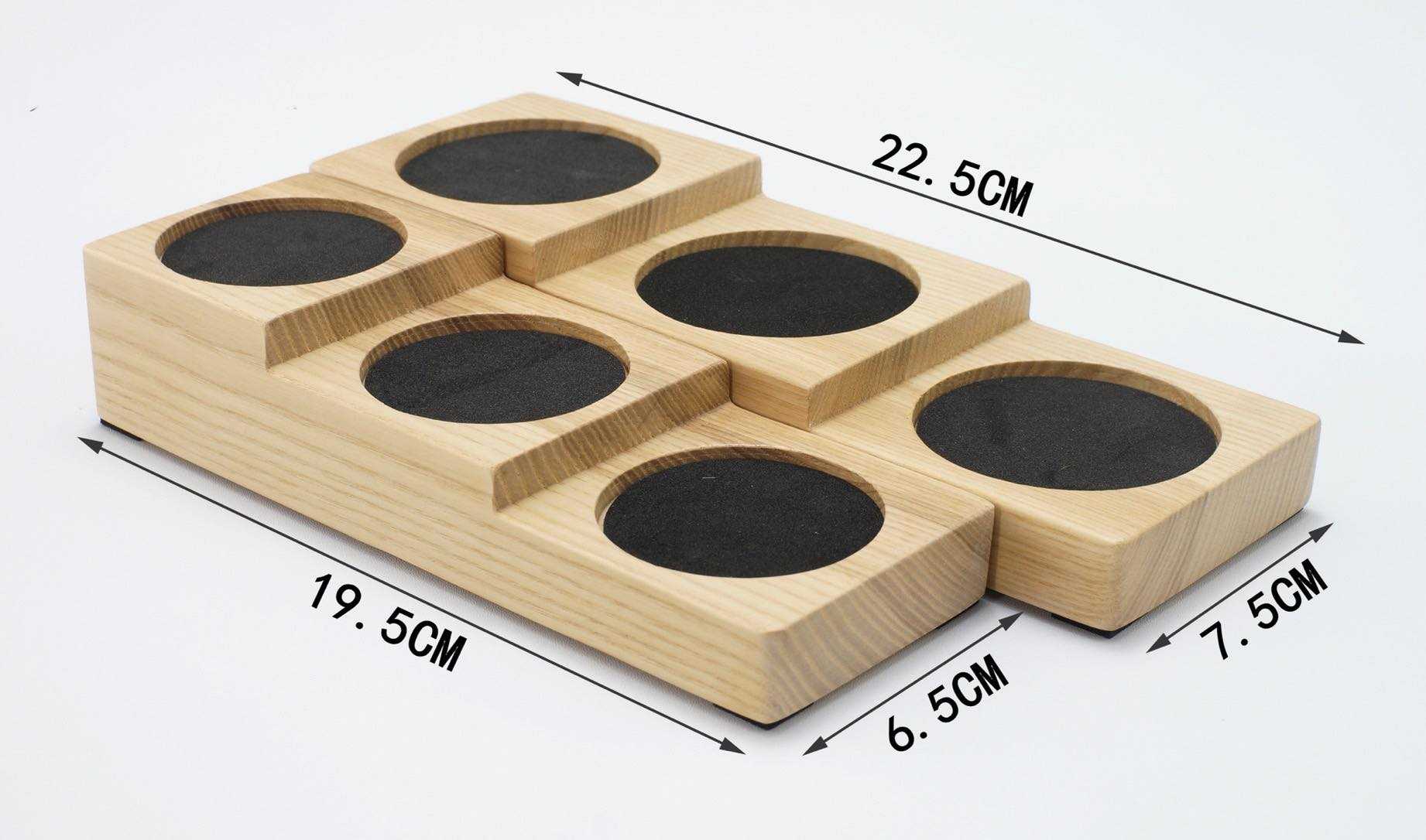 小款壓粉器 實木咖啡 壓粉器收納座 壓粉座 粉錘座