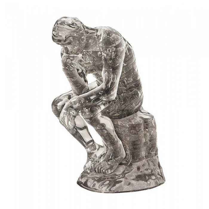 BEVERLY 透明立體拼圖 沉思者 羅丹雕塑 【鯊玩具】