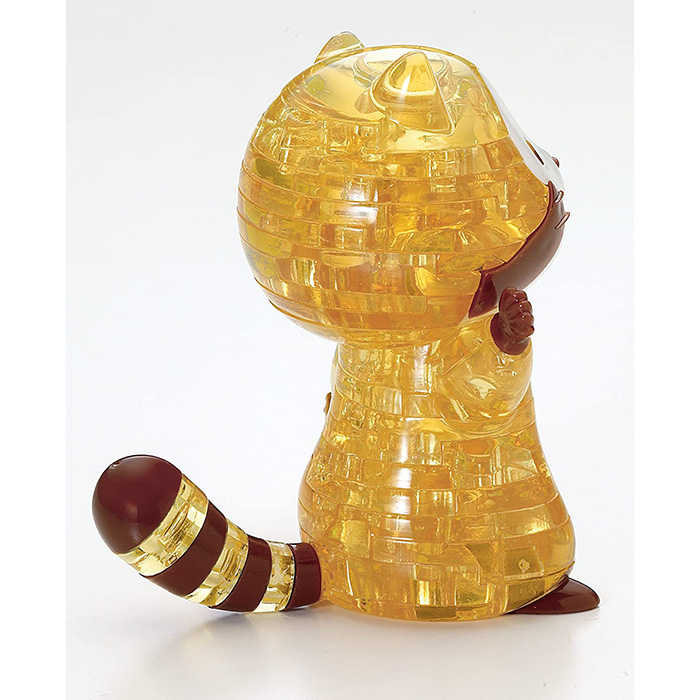 BEVERLY 透明立體拼圖 小浣熊 拉斯卡爾 48片 【鯊玩具Toy Shark】