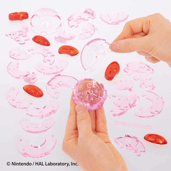 BEVERLY 透明立體拼圖 星之卡比 37片 【鯊玩具】