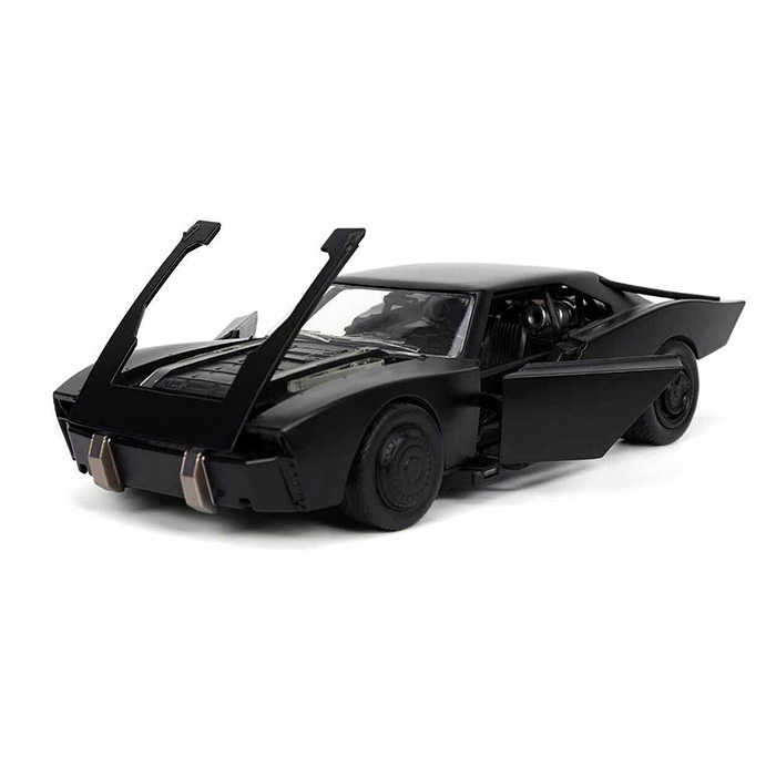JADA合金車系列 1:24 BATMAN 2022 蝙蝠車 + 蝙蝠俠公仔  【鯊玩具】