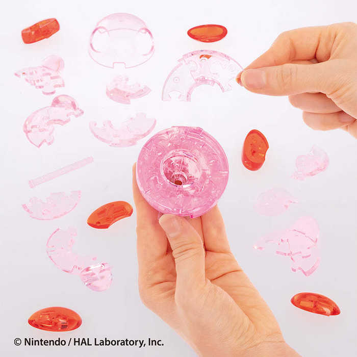 BEVERLY 透明立體拼圖 星之卡比 37片 【鯊玩具】