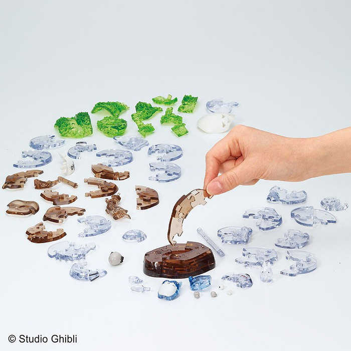 BEVERLY 透明立體拼圖 龍貓 吹陶笛 65片 【鯊玩具Toy Shark】